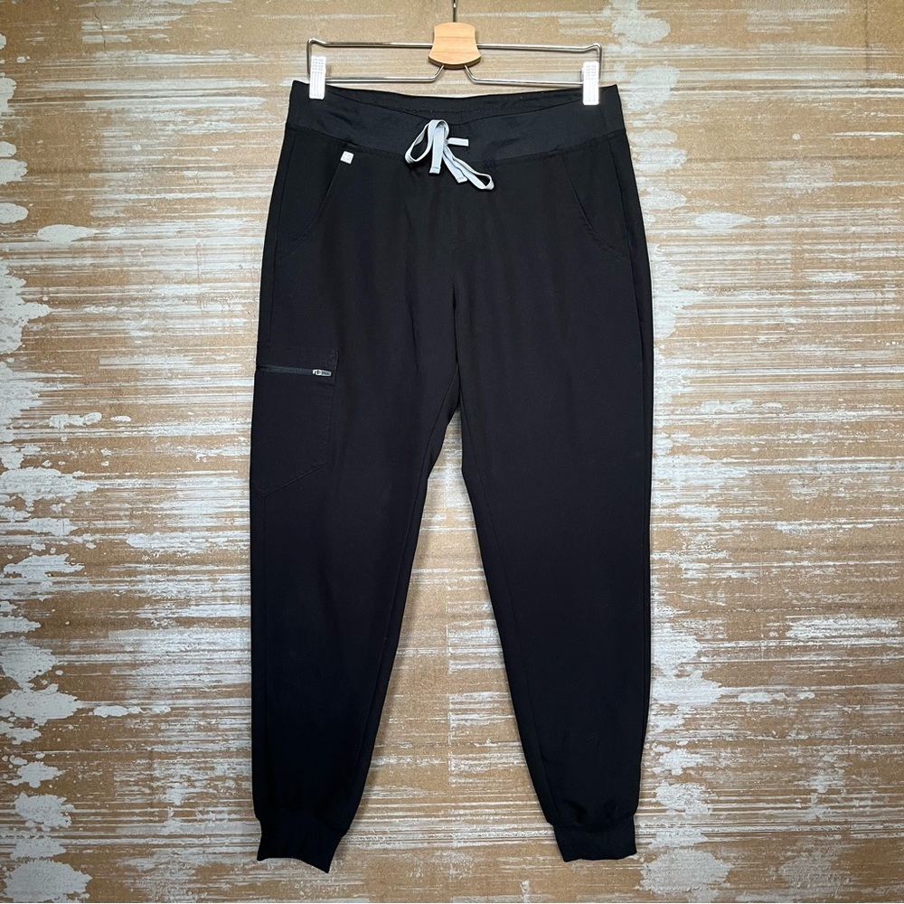 Figs Black Track Pants
